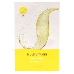 the SAEM BIO SOLUTION Radiance Multi Vitamin Mask Sheet