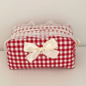 Clasengo - Lace Fabric Makeup Bag