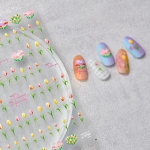 herpressedpetals - Tulip Nail Art Stickers