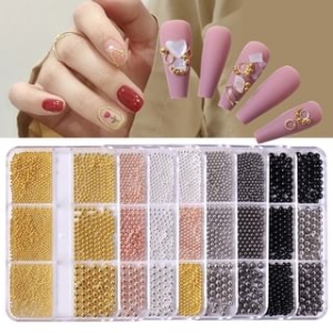 youstarry - Metal Bead Nail Art Decoration