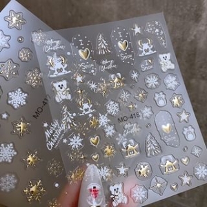 Padoma - Snowflake Nail Art Stickers