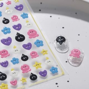 MAGICO - Heart & Bomb Nail Art Stickers