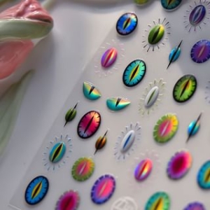 swarliss - Cat-Eye Nail Art Stickers