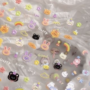 tomoni - Animal Nail Art Stickers