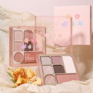 biya - Pink Mist Garden Eyeshadow Palette - 3 Types - 10g