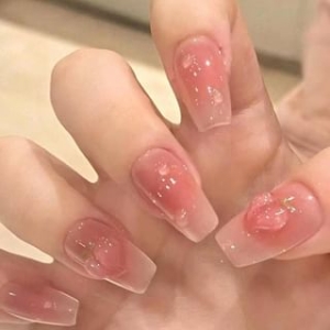 glitterfesta - Peach Press On Nail