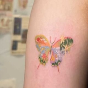 METZ - Butterfly Waterproof Temporary Tattoo