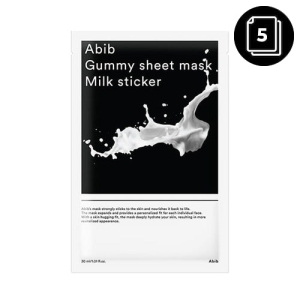 Abib Gummy Sheet Mask 5ea #Milk Sticker