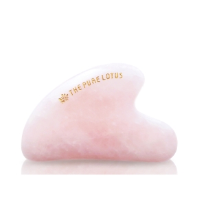 THE PURE LOTUS - Rose quartz Guasha - 1pc(5.3*8.3cm)