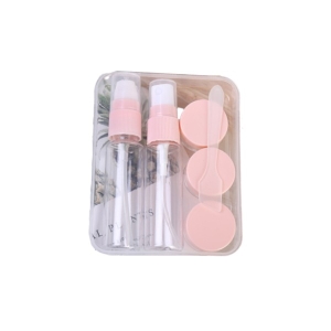 MINGXIER - Travel Container - 6pcs - Pink - 1 set