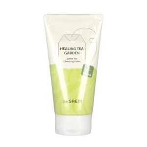 the SAEM Healing Tea Garden Cleansing Foam Green Tea 150ml