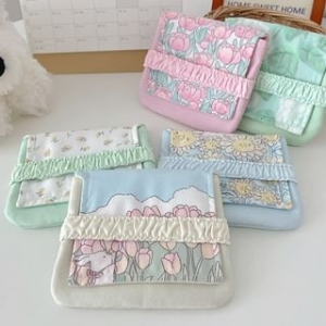 Print Fabric Sanitary Pouch