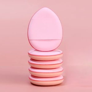 Gege Bear - Pink Finger Powder Puff - 5pcs