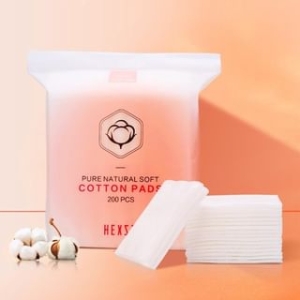 HEXZE - Pure Natural Soft Cotton Pads 200pcs