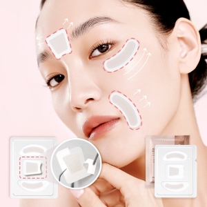 DERMAFIRM Age Reviving Micro Crystal Patch Plus (+Nasolabial Folds 2P+For Between Brows 1P)