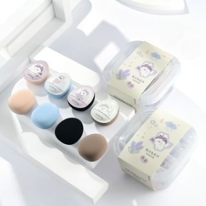 Jericoure - Set of 4: Rabbit Mini Powder Puff