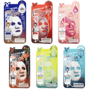 Elizavecca - Deep Power Ringer Mask Pack Set (Random Flavor) - 4pcs - 4pcs