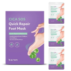 baren Cica SOS Quick Repair Foot Mask (3P)