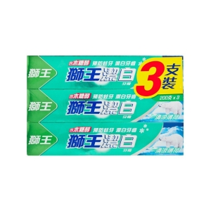 LION - Fresh & White - Fresh Cool Mint - 200g*3