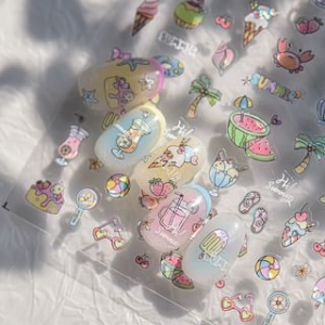 Cartoon Nail Art Sticker