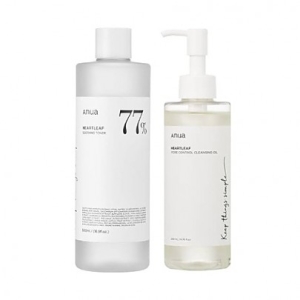 Heartleaf Toner + Cleansing Oil Set