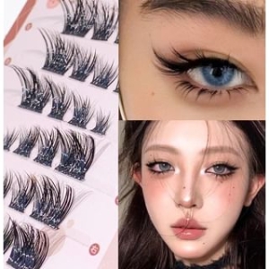 masscaku - Natural Wispy Cluster False Eyelashes