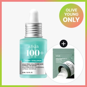 Anua PDRN Hyaluronic Capsule 100 Serum 30ml (+FREE GIFT: Clear Pads 10P)