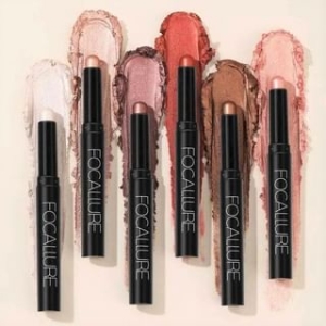 FOCALLURE - Shimmer Cream Eyeshadow Pencil - 12 Colors