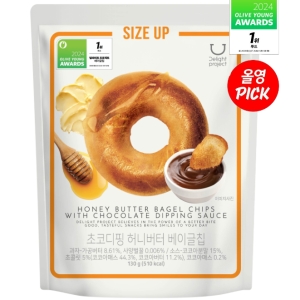 Delight Project Choco Dipping Honey Butter Bagel Chips 130g Limited Edition