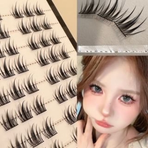 masscaku - Cat Eye Volume Cluster False Eyelashes