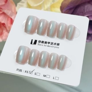 Pristella - Gradient Cat Eye Press On Nail