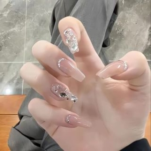 eovda - Rhinestone Press On Nail