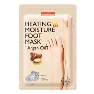 PUREDERM - Heating Moisture Foot Mask - Argan Oil - 1pair