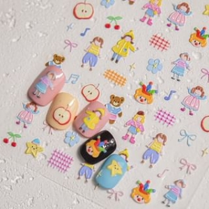 dainlili - Cartoon Nail Art Stickers