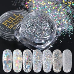 noprina - Set of 8: Sequin Nail Art Decoration