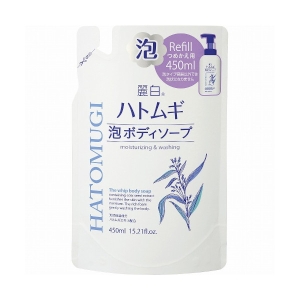 KUMANO COSME - Reihaku Hatomugi Moisturizing & Washing Whip Body Soap Refill - 450ml