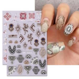 Embossed Nail Art Stickers