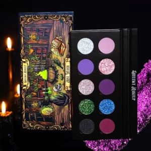 SHELLWE MAKEUP - 10 Colors Mist Witch Chameleon Eyeshadow Palette - 10g