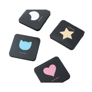 MINGXIER - Cartoon Pocket Mirror (Random Colour) - 1 pc