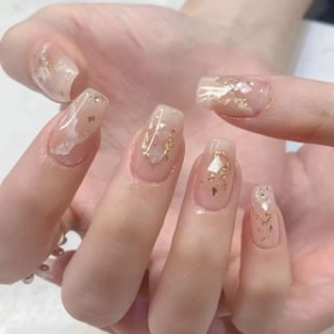 Candyvina - Gold Leaf Press On Nail