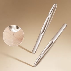 SIMBLER - Stainless Steel Tweezers / Case / Faux Leather Sleeve