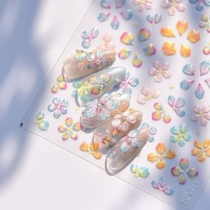 tomoni - Floral Nail Art Stickers