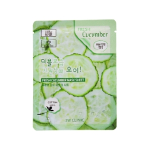 3W Clinic - Fresh Cucumber Mask Sheet - 1pc