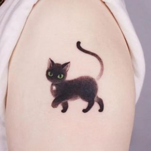 Worthbuy - Cat Waterproof Temporary Tattoo / Set