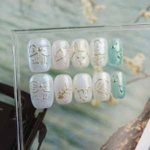 Octrouge - Animal Bow Press On Nail