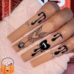 Miumi - Halloween Spider Press On Nail