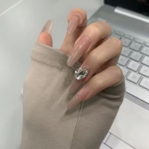 Candyvina - Rhinestone Press On Nail