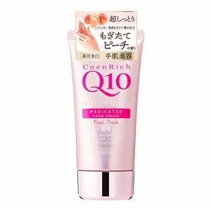 Kose - Coenrich Q10 Medicated Hand Cream - Fresh Peach - 80g