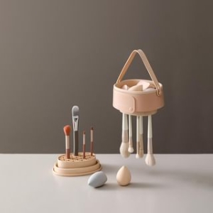 Plastic Makeup Brush Hanging Drying Rack