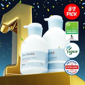 ILLIYOON Ceramide Ato Lotion 600ml+334ml Set